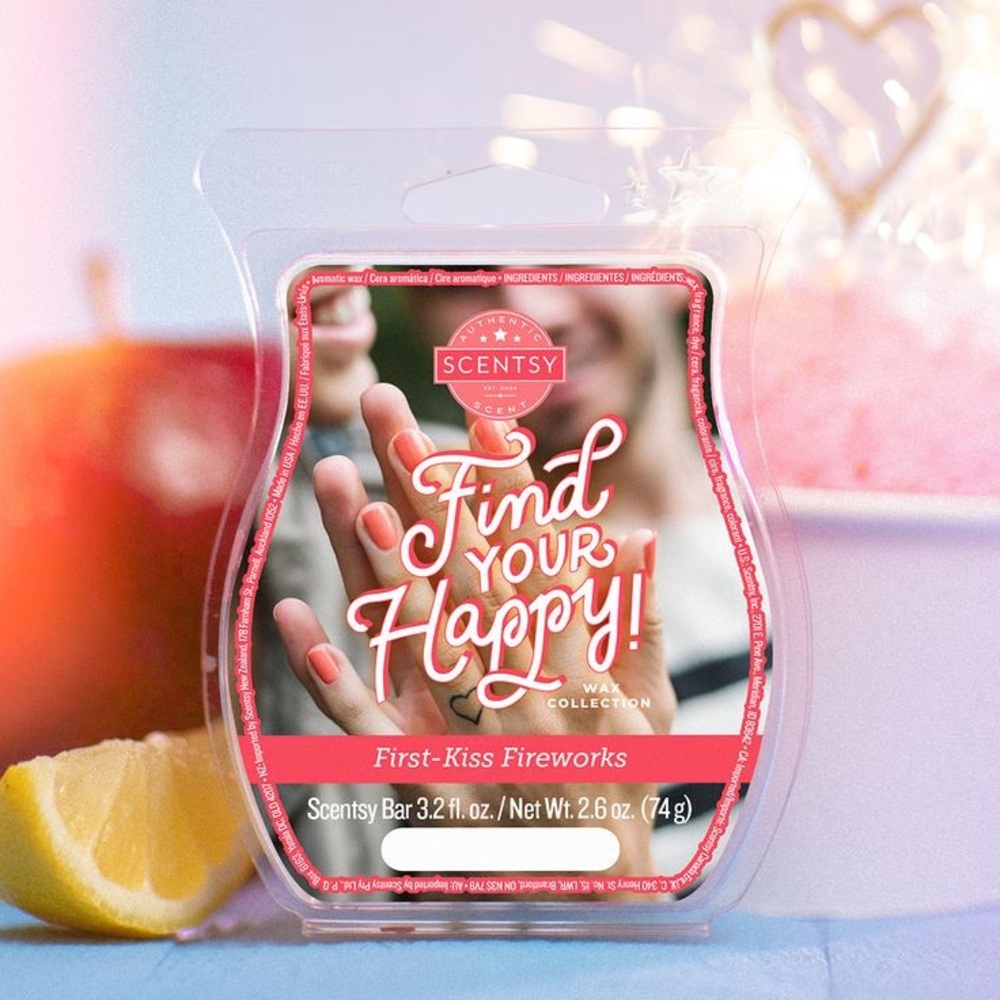 Scentsy Find Your Happy First Kiss Firework Wax Bar